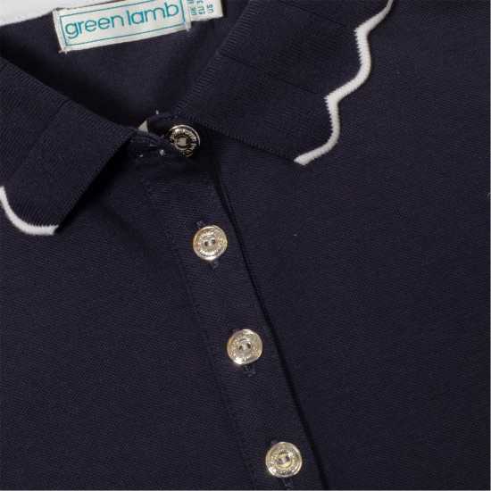 Блуза С Яка Calvin Klein Golf Lamb Nadia Sleeveless Polo Shirt Womens Navy Дрехи за голф