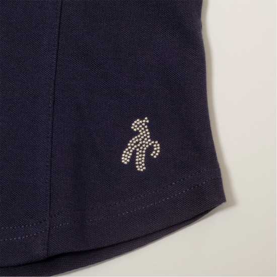 Блуза С Яка Calvin Klein Golf Lamb Nadia Sleeveless Polo Shirt Womens Navy Дрехи за голф