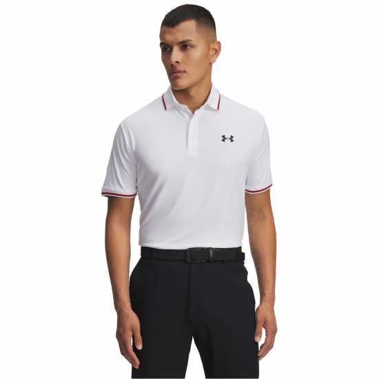 Under Armour Ribbed Polo Sn99 Бяло 