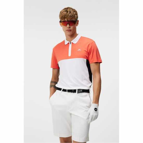 Дрехи за голф J Lindeberg Golf Kohen Polo Sn99 Горещ Корал J Lindeberg Golf Kohen Polo Sn99 Горещ Корал Дрехи за голф