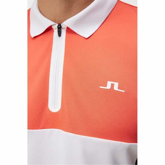 Дрехи за голф J Lindeberg Golf Kohen Polo Sn99 Горещ Корал J Lindeberg Golf Kohen Polo Sn99 Горещ Корал Дрехи за голф
