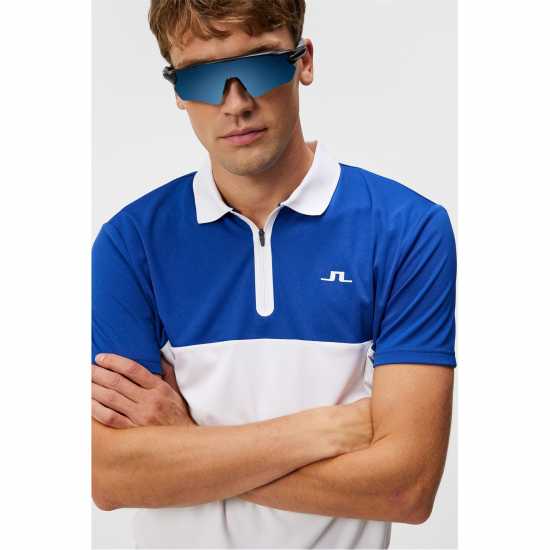 Дрехи за голф J Lindeberg Golf Kohen Polo Sn99 Содалитово синьо J Lindeberg Golf Kohen Polo Sn99 Содалитово синьо Дрехи за голф