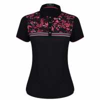 Callaway Дамска Блуза С Яка Floral Chest Polo Shirt Ladies  Дамски тениски с яка