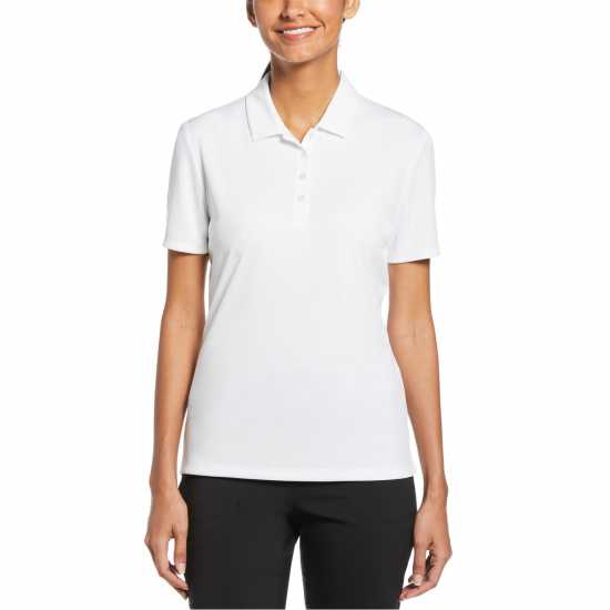 Callaway Tournament Golf Polo Ladies Ярко бяло Дрехи за голф