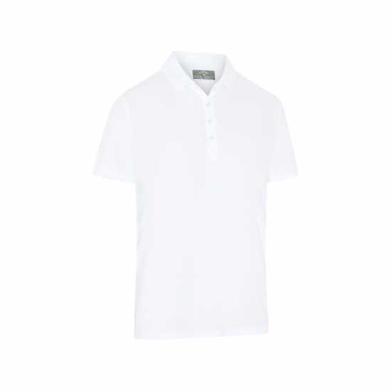 Callaway Tournament Golf Polo Ladies Ярко бяло Дрехи за голф