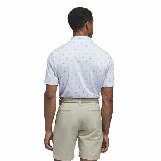 Adidas Блуза С Яка Men's Short Sleeve Performance Polo Shirt Crystal Sky 