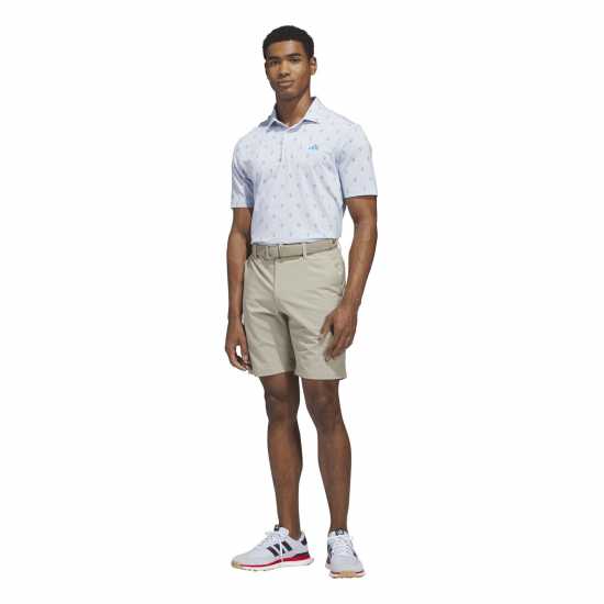 Adidas Блуза С Яка Men's Short Sleeve Performance Polo Shirt Crystal Sky 