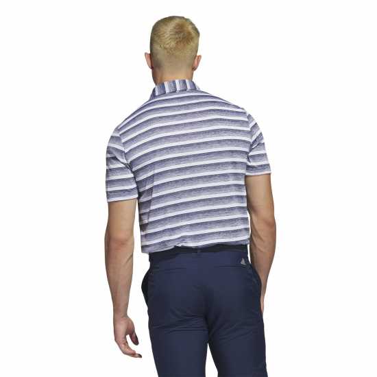 Дрехи за голф Adidas Блуза С Яка Two-Color Striped Golf Polo Shirt Adults Adidas Блуза С Яка Two-Color Striped Golf Polo Shirt Adults Дрехи за голф