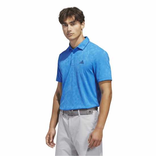Adidas Блуза С Яка Men's Short Sleeve Performance Polo Shirt Lucid Ray Blue 