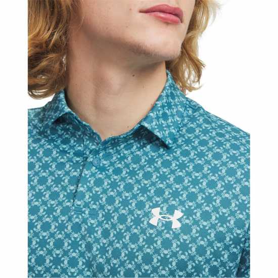 Under Armour Блуза С Яка Men's Short Sleeve Performance Polo Shirt Blue/White 