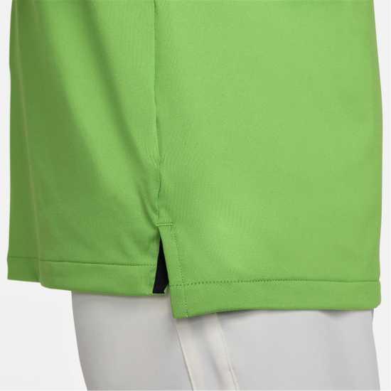 Nike Dri-FIT Tour Men's Solid Golf Polo Chlorophyll/Black Мъжко облекло за едри хора