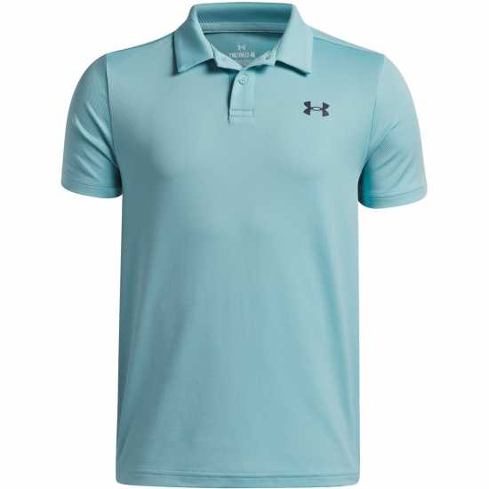 Under Armour Блуза С Яка Kids' Short Sleeve Performance Polo Shirt Blue Haze 