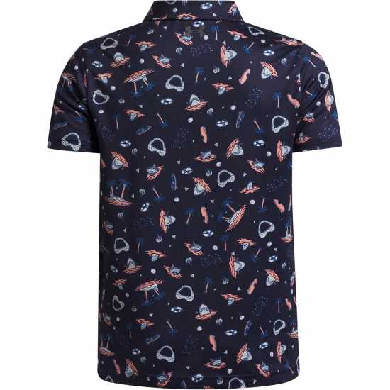 Under Armour Ua Matchply Prt Polo Jn63 Navy/Pink Under Armour Ua Matchply Prt Polo Jn63 Navy/Pink