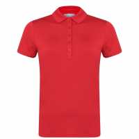 Callaway Дамска Блуза С Яка Essential Micro Polo Shirt Ladies Tango Red Дамски тениски с яка