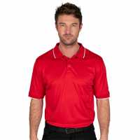 Island Green Performance Polo Golf Shirt Charcoal Мъжко облекло за едри хора