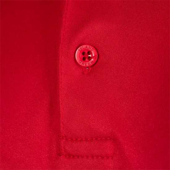 Дрехи за голф Island Green Performance Polo Golf Shirt Червено Island Green Performance Polo Golf Shirt Червено Дрехи за голф