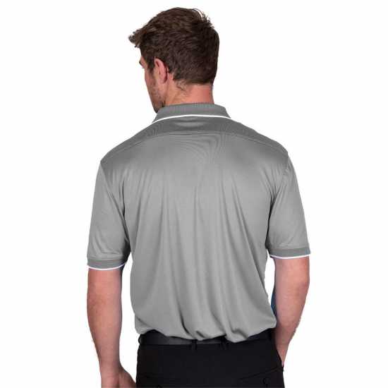 Дрехи за голф Island Green Performance Polo Golf Shirt Сребърно сиво Island Green Performance Polo Golf Shirt Сребърно сиво Дрехи за голф