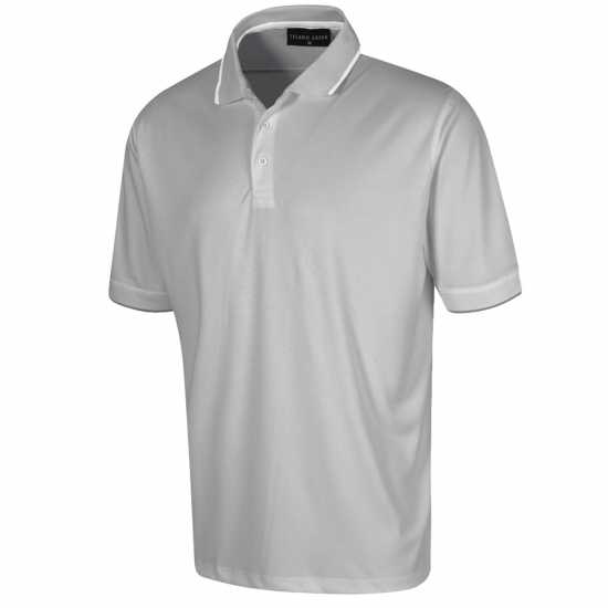 Дрехи за голф Island Green Performance Polo Golf Shirt Сребърно сиво Island Green Performance Polo Golf Shirt Сребърно сиво Дрехи за голф