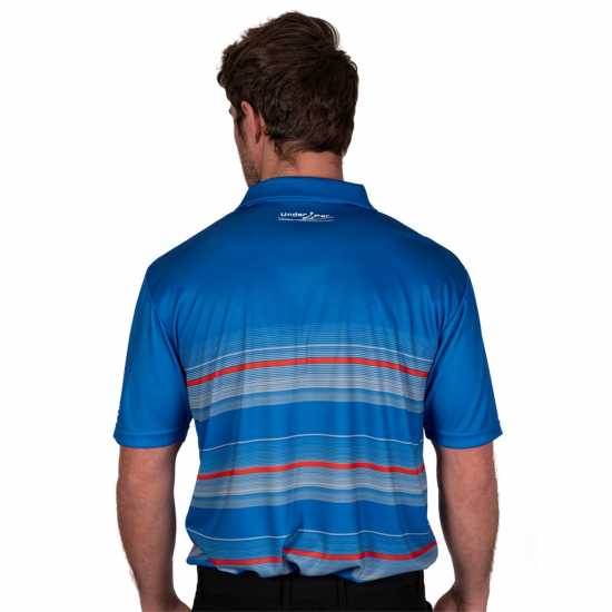 Мъжка Блуза С Яка Under Par Golf Polo Shirt Mens Blue Мъжки тениски с яка