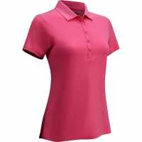 Callaway Детска Блуза С Яка Solid Polo Shirt Junior Girls Raspberry Sorb Детски тениски тип поло