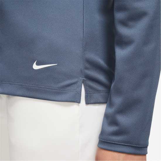 Nike Блуза С Яка Long Sleeve Victory Polo Shirt Womens Diffused Blue/White Дамски тениски с яка