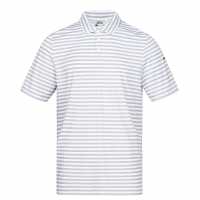 Slazenger Мъжко Поло Райе Stripe Polo Shirt Mens White Мъжки тениски с яка