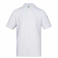 Slazenger Мъжко Поло Райе Stripe Polo Shirt Mens Бяло Мъжки тениски с яка