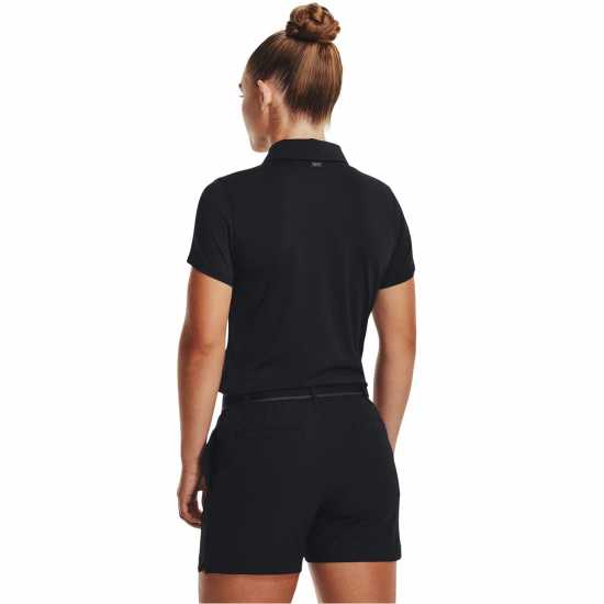 Under Armour Playoff Short Sleeve Polo Womens Black/Jet Grey Дамски тениски с яка