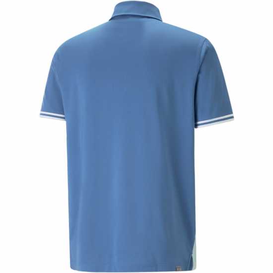 Puma Grind Polo Mens Blue/Aqua Мъжки тениски с яка