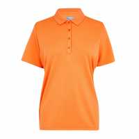 Callaway Short Sleeve Swing Tech Polo Womens Нектарин Дрехи за голф