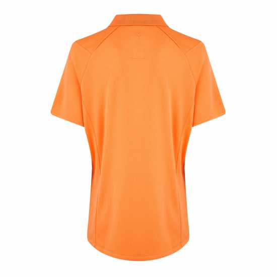 Дрехи за голф Callaway Short Sleeve Swing Tech Polo Womens Нектарин Callaway Short Sleeve Swing Tech Polo Womens Нектарин Дрехи за голф