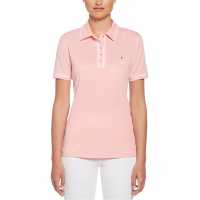 Original Penguin Golf Essentials Performance Polo Womens Гераниово розово Дрехи за голф