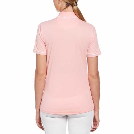 Original Penguin Golf Essentials Performance Polo Womens Гераниово розово Дрехи за голф