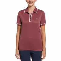 Original Penguin Golf Essentials Performance Polo Womens Кордован Дрехи за голф