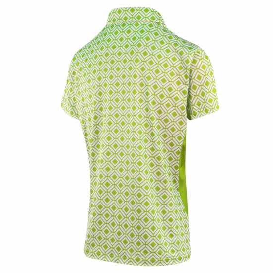 Island Green Green Short Sleeve Performance Polo Apple Дамски тениски с яка
