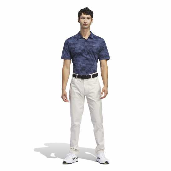 Adidas Мъжка Блуза С Яка Go-To Printed Mesh Golf Polo Shirt Mens Adidas Мъжка Блуза С Яка Go-To Printed Mesh Golf Polo Shirt Mens
