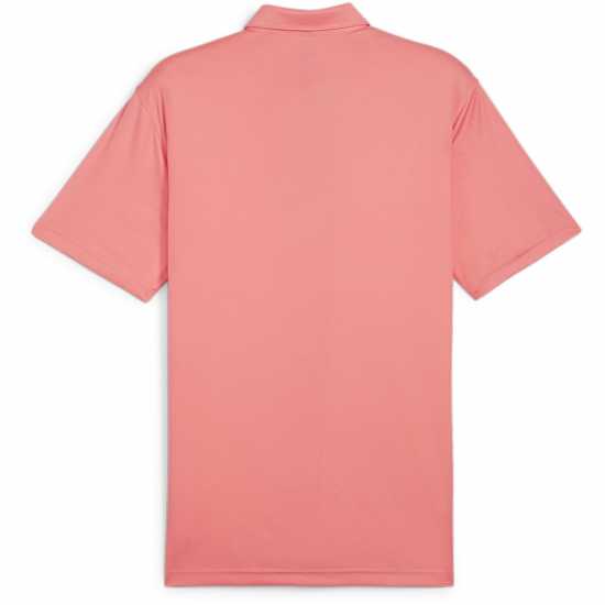 Puma Solid Polo Пънч от диня Дрехи за голф