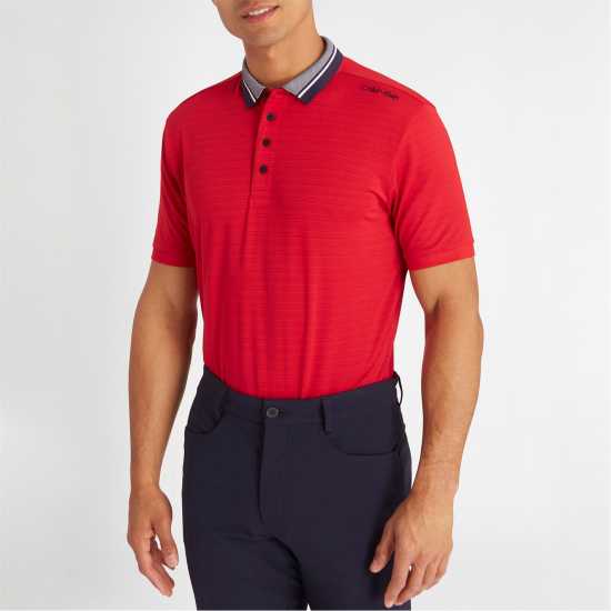 G Parramore Plo Sn43 Red Мъжки тениски с яка