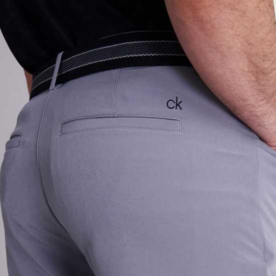 Мъжки Еластичен Панталон Calvin Klein Golf Genius Stretch Trousers Mens Silver Дрехи за голф