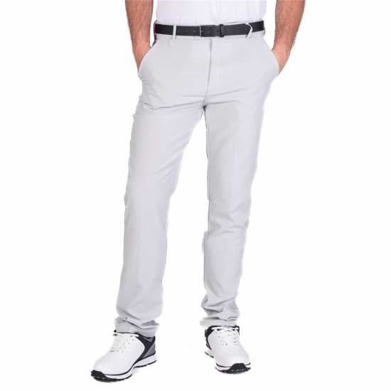 Мъжки Панталон Island Green Golf Tour Stretch Tapered Trousers Mens Lt Grey Голф пълна разпродажба