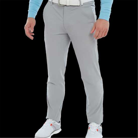 Footjoy Мъжки Панталон Par Golf Tapered Fit Trousers Mens Grey Дрехи за голф