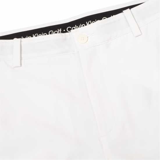 Calvin Klein Golf Bullet Stretch Trousers White Дрехи за голф