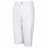 Дамски Шорти Island Green Golf Stretch Pull On Bermuda Shorts Ladies White Голф пълна разпродажба