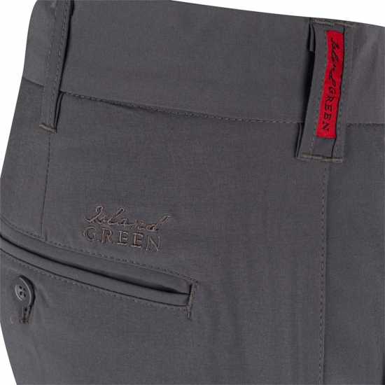 Мъжки Панталон Island Green Golf Stretch Tapered Trousers Mens Charcoal Голф пълна разпродажба