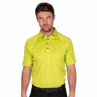 Мъжка Блуза С Яка Island Green Golf Top Stitch Polo Shirt Mens Lime Мъжки тениски с яка