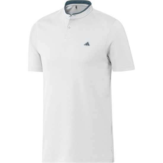 Adidas Hen Polo Shrt Sn99 White Мъжко облекло за едри хора