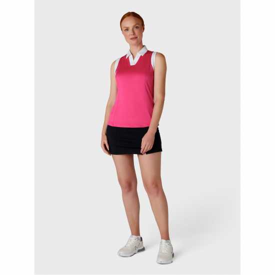 Дрехи за голф Callaway Colour Polo Ld99 Розов Паун Callaway Colour Polo Ld99 Розов Паун Дрехи за голф