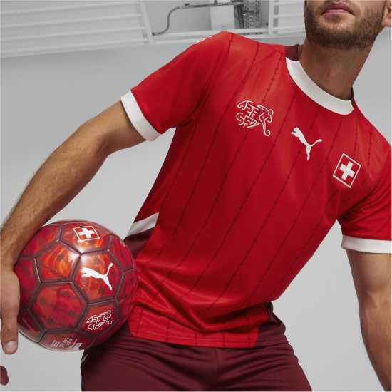 Puma Домакинска Футболна Фланелка Switzerland Home Shirt 2024 Adults