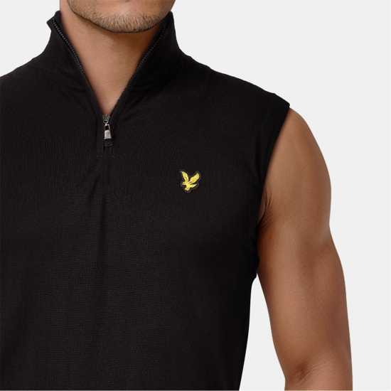 Lyle And Scott Плетен Пуловер Men's Knitted Sweater Vests Център черен 
