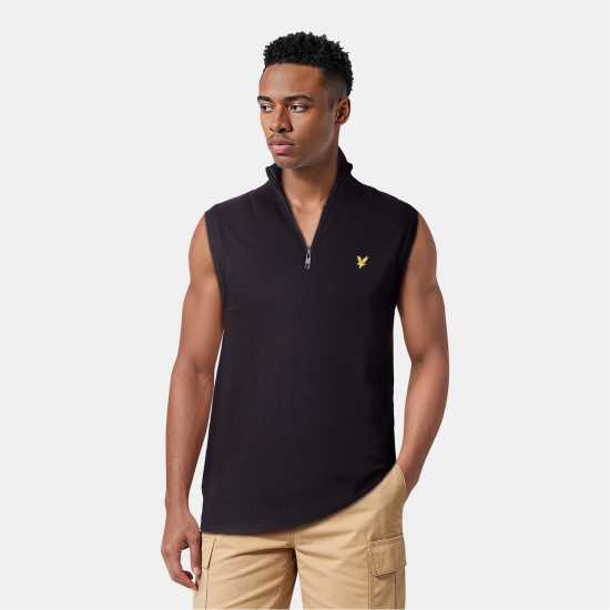 Lyle And Scott Плетен Пуловер Men's Knitted Sweater Vests Тъмно морско синьо 